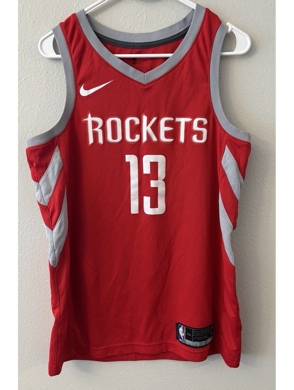 Nike NBA Houston Rockets James Harden #13 Swingman Jersey Men’s Size 44 M Red